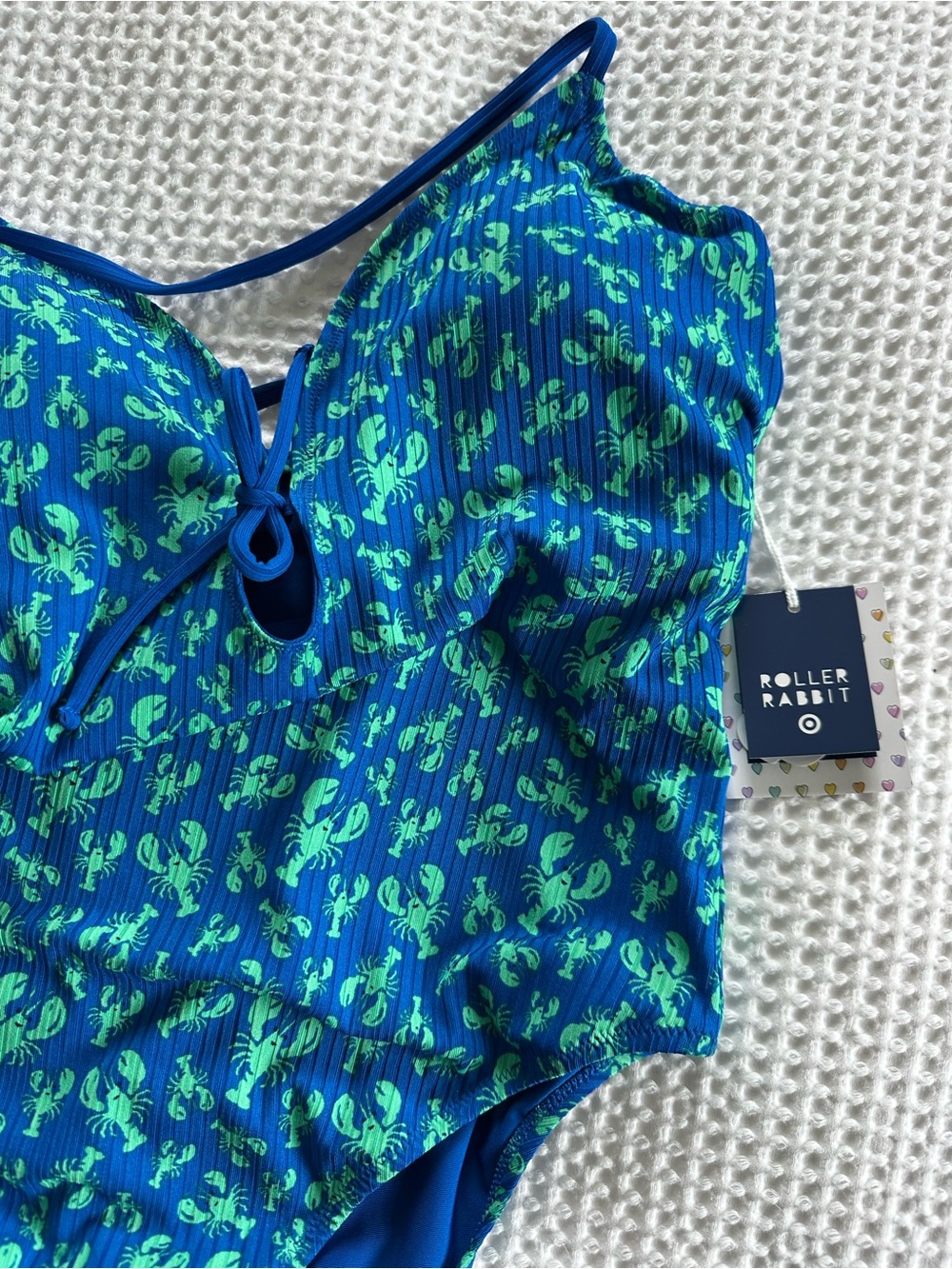 NWT Roller Rabbit x Target RARE Lobsters Empire swimsuit